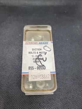 B55-0055d Herschel-adams Nos 20 Head Bolts And Nuts