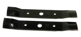 9104582 Hi-lift 522385 Lot Of 2 Mower Blades 16.5 Inch X2.5 Nos