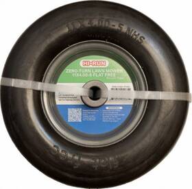 Ff1002 Hi-run 4 Pack - 11x4.00-5 Flat Free Zero-turn Lawn Mower Tire Assembly Smooth Tread F