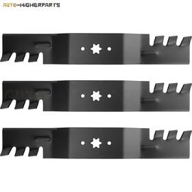 942-0677a Higher-autoparts 11660683 For Mower Blades Mtd Cub Cadet 54 Inch 742-0677 742-0677a 942-0677 3 Pcs