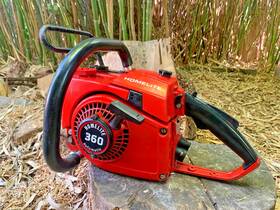 104694 Homelite Nice Running 360 Pro Chainsaw Powerhead With Guard And New Boot - Free Ship