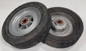 42710-vb5-f41zb Honda X2 Used Genuine Wheel Assy Fr. 9 Inch Silver Commercial Mower
