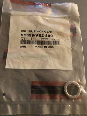 91559-ve2-800 Honda Genuine Collar Pinion Gear - Back Wheels Mowers New