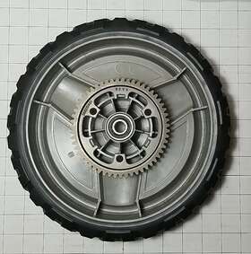 501067001 Husqvarna Nos Oem 11 Inch Rear Wheel With Gear Part 501 06 70-01
