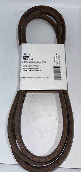 532429636-429636 Husqvarna 532429636 Genuine Oem Replacement Belt - 42 Riding Mower