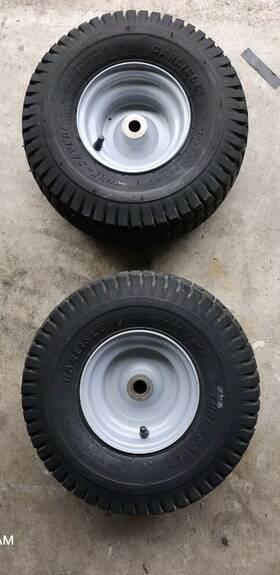 Yth1842 Husqvarna Front Wheels And Tires 2 18hp Briggs Stratton From