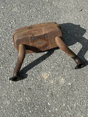 926519 Hustler 406677 Model Fast Trak Briggs Engine Twin Exhaust Muffler