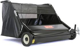 45-0546  Inc. 445036058022 52 Inch Tow-behind Lawn Sweeper 26 Cu. Ft Hopper Bag Capacity Leaf And Grass