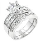 R07524r-c01-09 J6788 Formal Silvertone Engagement Set Size