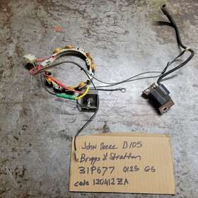 Miu11504 John Deere 354278238390 D105 Mia12776 Alternator Auc11822 Magneto Voltage Reg