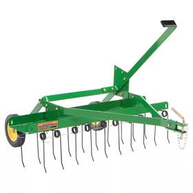 John Deere 711181766417 40 Inch Tow Behind Thatcherator