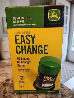 Auc12916 John Deere 889818007506 Easy Change Oil And Filter
