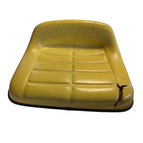 A-am115813 John Deere Seat Oem Yellow Vinyl Lx173 Lx172 Lx188 Lx186 Lx178 Lx176 Am115813