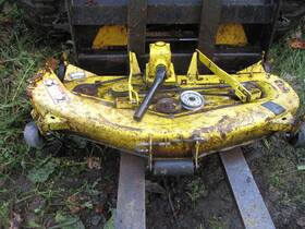 Am100165 John Deere 420 430 Garden Tractor 50 Inch Shaft Drive Mower Deck And Complete