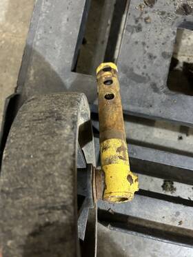 Am136840 John Deere Am107561 60 Inch Deck Gauge Wheel Arm With