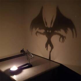 Am107864 John Deere Funny Shadow Candle Holders For Halloween Decorations
