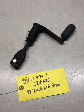 Am1219111 John Deere F525 48 Inch Deck Cut Height Adjustment Screw And Handle