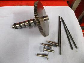 Mia12872 John Deere Am124510 425 445 Camshaft With Steel Gear 163 Jd