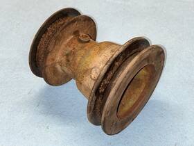 Am30975 John Deere 1964 110 Round Fender Kohler K181 Crankshaft Pulley