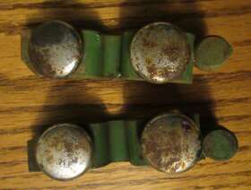 Am33838 John Deere Am33839 110 112 140 Hood Pivots Chrome Head Bolts