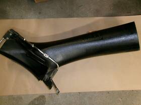 Buc11342 John Deere Auc17648 Double 2 Bagger Part Lower Chute Tube Gx24916 Gy21782