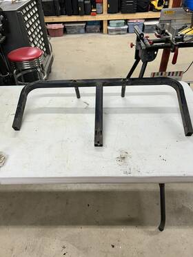 Am129832 John Deere Auc17993 Material Collection System Bagger Frame 2 Bag Support