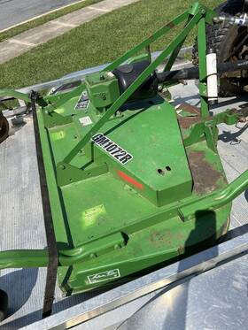 Gm1072 John Deere Compact Utility Tractor Rear 3 Point Hitch Pto Grooming Mower