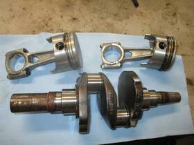 He104-1700 John Deere 420 Onan Crankshaft Rods Pistons B48g Std P218g P220g 316 318
