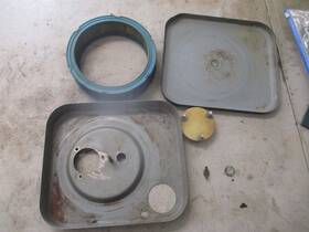 He140-1663 John Deere He140-1885 316 318 420 Onan Eng Air Cleaner B43e B43g B48g