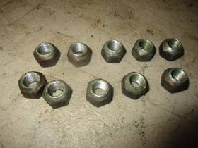 Jd2351 John Deere Set Of 10 120 140 300 312 314 316k 317 L&g Tractor Lug Nuts