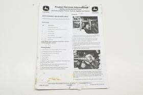 Lvu23137i0 John Deere Oem Installation Instructions Auto Connect Mid Mower Drive