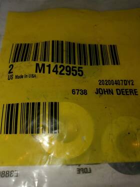 M142955 John Deere Original Equipment Lock Nut #m142955 2-pack