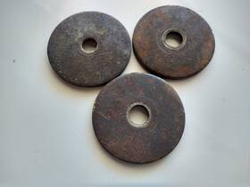 M48453 John Deere 160 260 261 400 420 430 60 Inch Deck Blade Washer Set Of 3