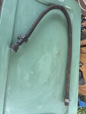 M73346 John Deere 316 318 322 330 332 420 430 - Transmission Fill Tube With Bracket