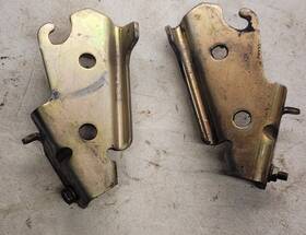 M78591 John Deere M78590 Stx38 Stx46 Hood Hinges Brackets Support Set Rh Lh /