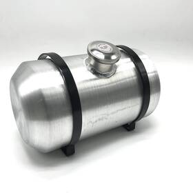 M206 Jsd Auto Parts 2.9 Gallons 8 Inch X14 Aluminum Spun Round Gas Tank Fuel Cell Center Fi