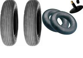 400-8 Justubes.com 643570929908 Two 4.80/4.00-8 4.80-8 Wheel Barrow Tires Tubes Lawn Implement Cart 480 Id