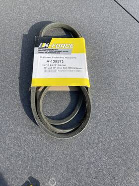 A-139573 K-force Belt Made With Kevlar Poulan Husqvarna Replaces Oem 139573