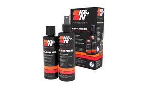 K&n 024844389190 Air Filter Cleaning Kit Squeeze Bottle Cleaner And Blue Oil Restor
