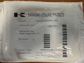 11061-7097 Kawasaki 110617097 Part # Gasket Breather