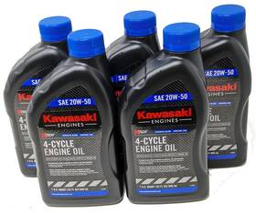 99969-6298 Kawasaki 5-pack K-tech Sae 20w-50 4-cycle Engine Oil