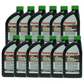 99969-6296 Kawassaki 12pk Genuine Oem Kawasaki 10w40 Motor Oil Quart 4-cycle K-tech