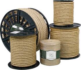 Kis 759245922584 Premium Quality Natural Jute Rope 6mm 1/4 Inch 60 Ft