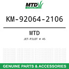 Km-92064-2106 Mtd Genuine Jet-pilot 45
