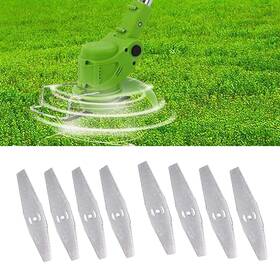 Knutat 798759594309 8 Pcs Metal Lawn Mower Saw Blade Head Replacement Blades Fitti