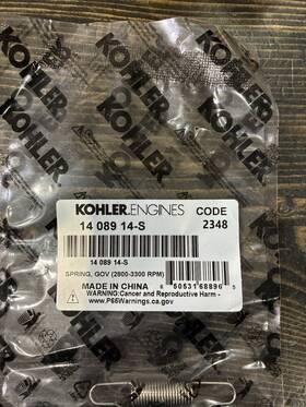 1408914-s Kohler 1408914s Part Gov Spring