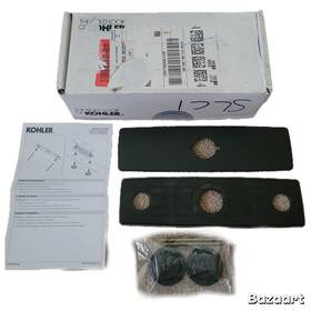K-24462-bl Kohler 24462-bl New Riff Three-hole Kitchen Faucet Escutcheon