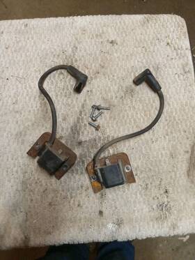 32410-02-g Kohler Craftsman 26hp Courage Plus V Twin Sv735 Ignition Coils Good Used