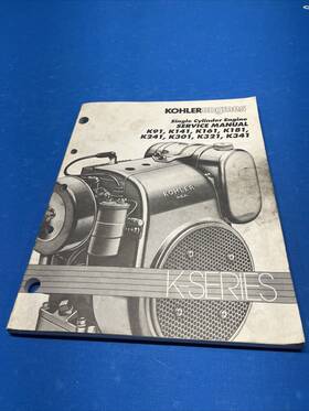 Tp-2379 Kohler John Deere Bolens Wheel Horse Case Ingersol Engine K Series K91 K141 K161 K181 K241 K301 K321 K341 Service Manual