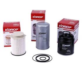 Kp67aa91aa85aa2-3 Korop Dodge Ram 6.7l Cummins Diesel Fuel And Oil Filter Set 2013-2018 D4